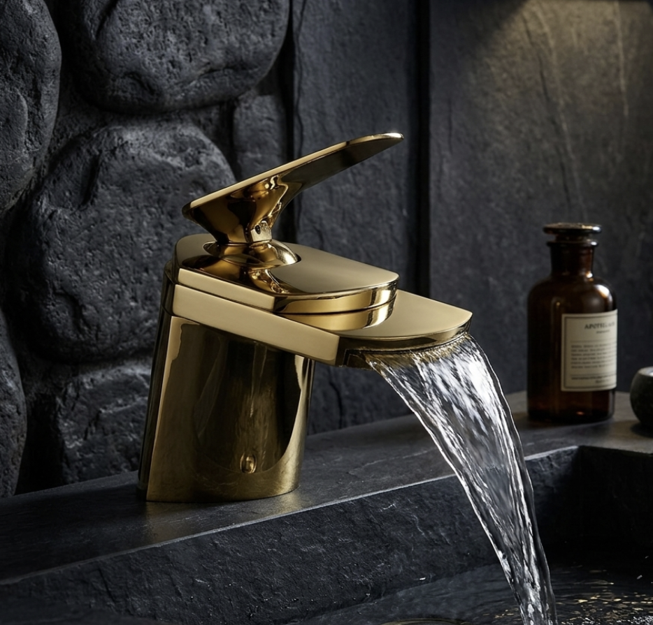 Mitigeur Lavabo Cascade en Laiton - Lovinox LINAO