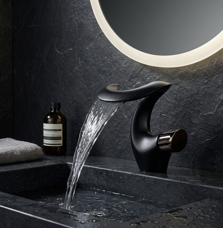 Mitigeur Cascade pour Lavabo et Baignoire - Lovinox NORA