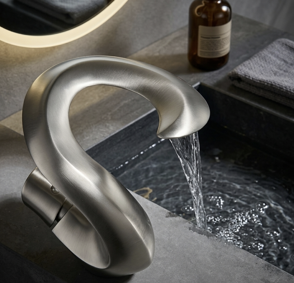 Mitigeur Cascade pour Lavabo et Baignoire - Lovinox NORA