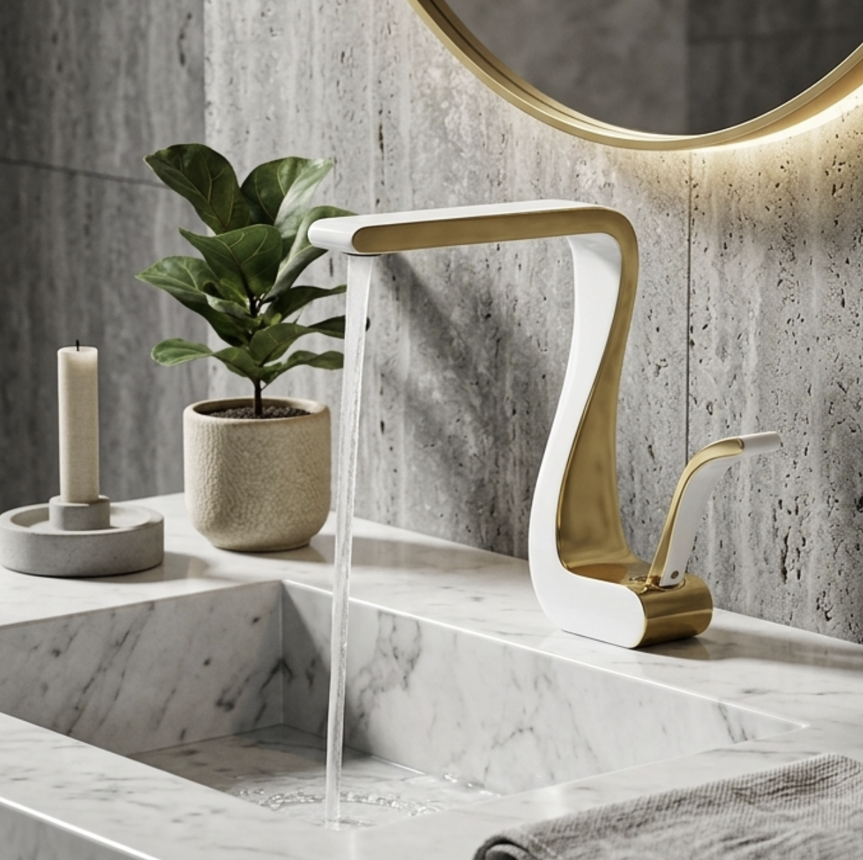 Mitigeur Lavabo Moderne minimaliste - Lovinox LUNA