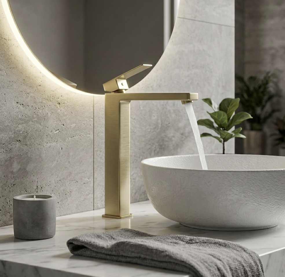 Mitigeur Lavabo et Vasque en Laiton - Lovinox LUSSO haut
