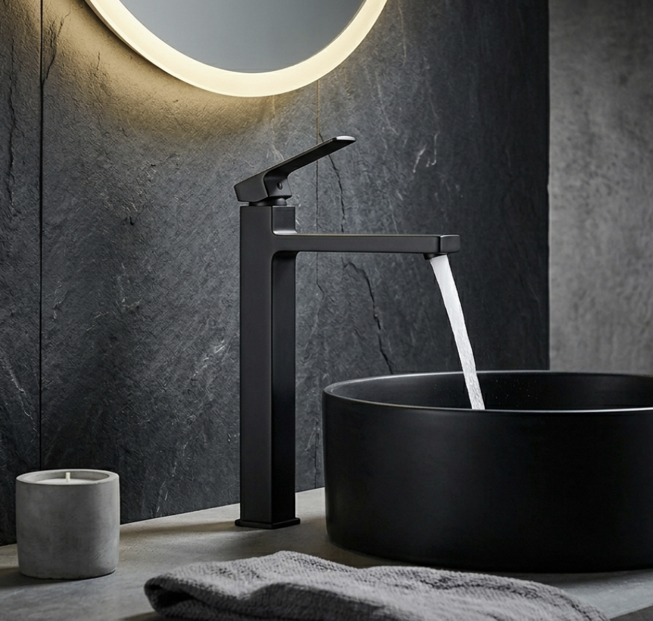 Mitigeur Lavabo et Vasque en Laiton - Lovinox LUSSO haut