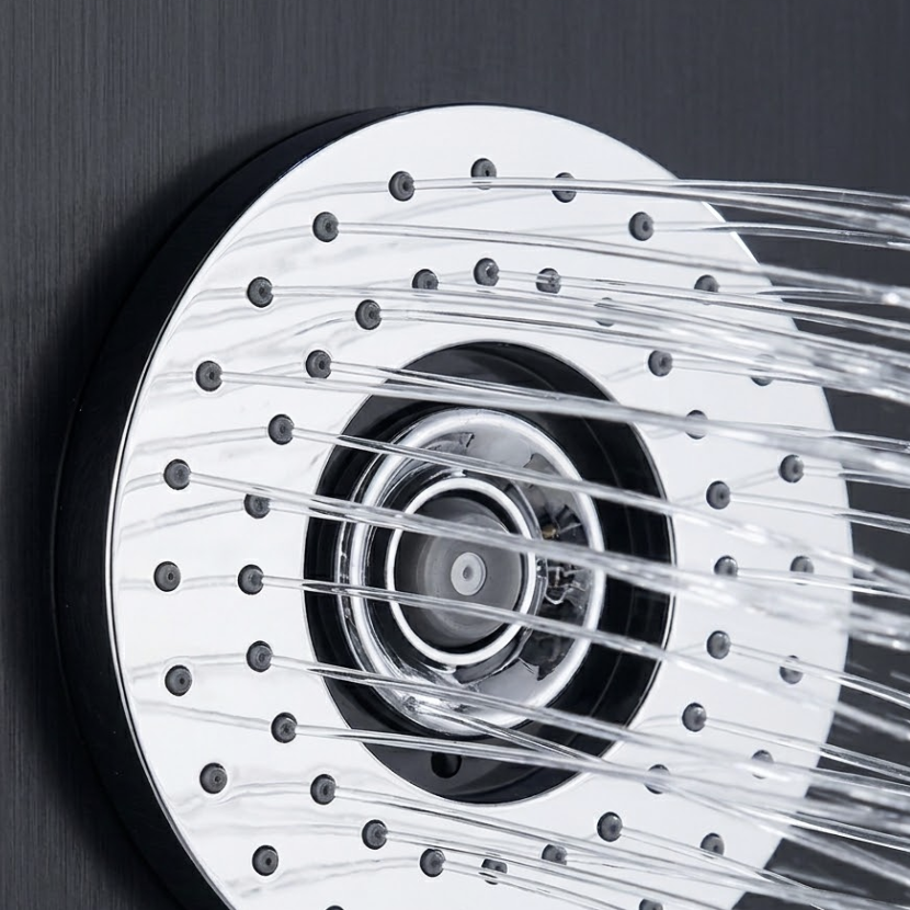 Colonne de douche LED hydromassante - Lovinox Hydropolis