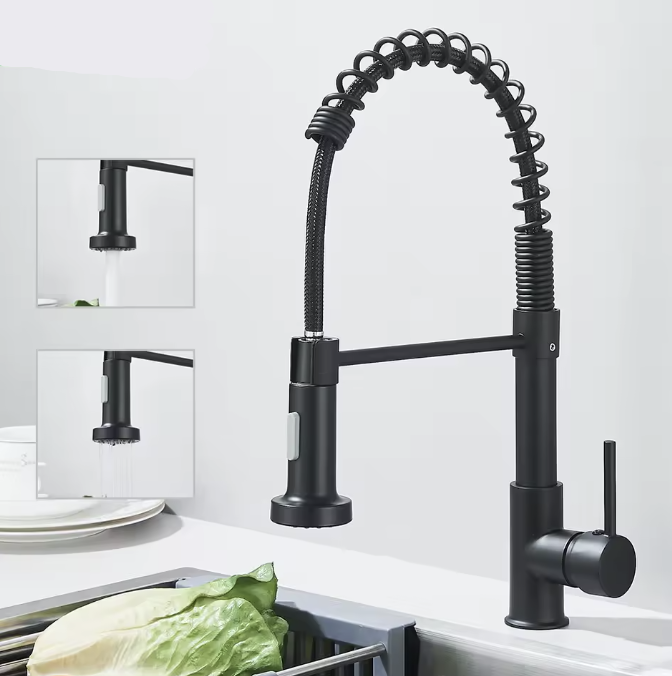Mitigeur Cuisine Extractible Rotatif en Laiton - Lovinox MIRA