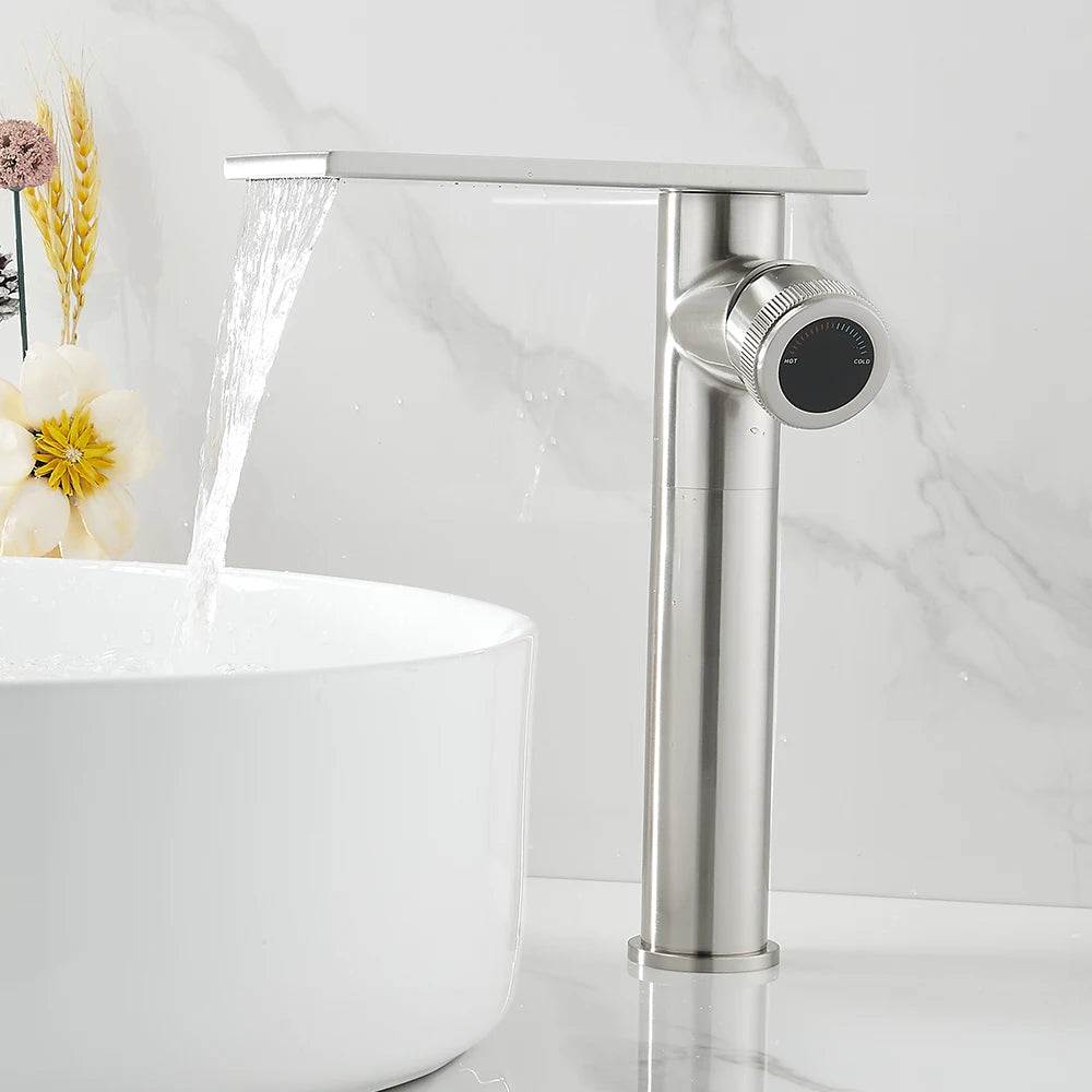 Mitigeur Lavabo en Laiton Massif - Lovinox JADE haut
