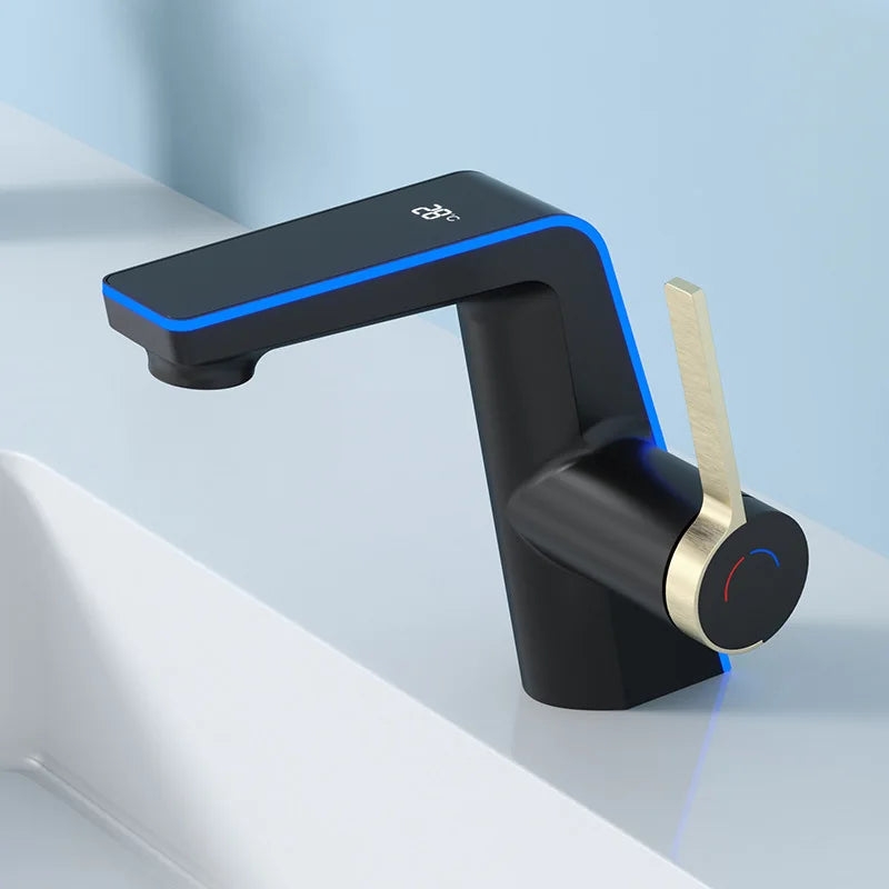 Mitigeur Lavabo LED à Double Jet - Lovinox INTEGRA