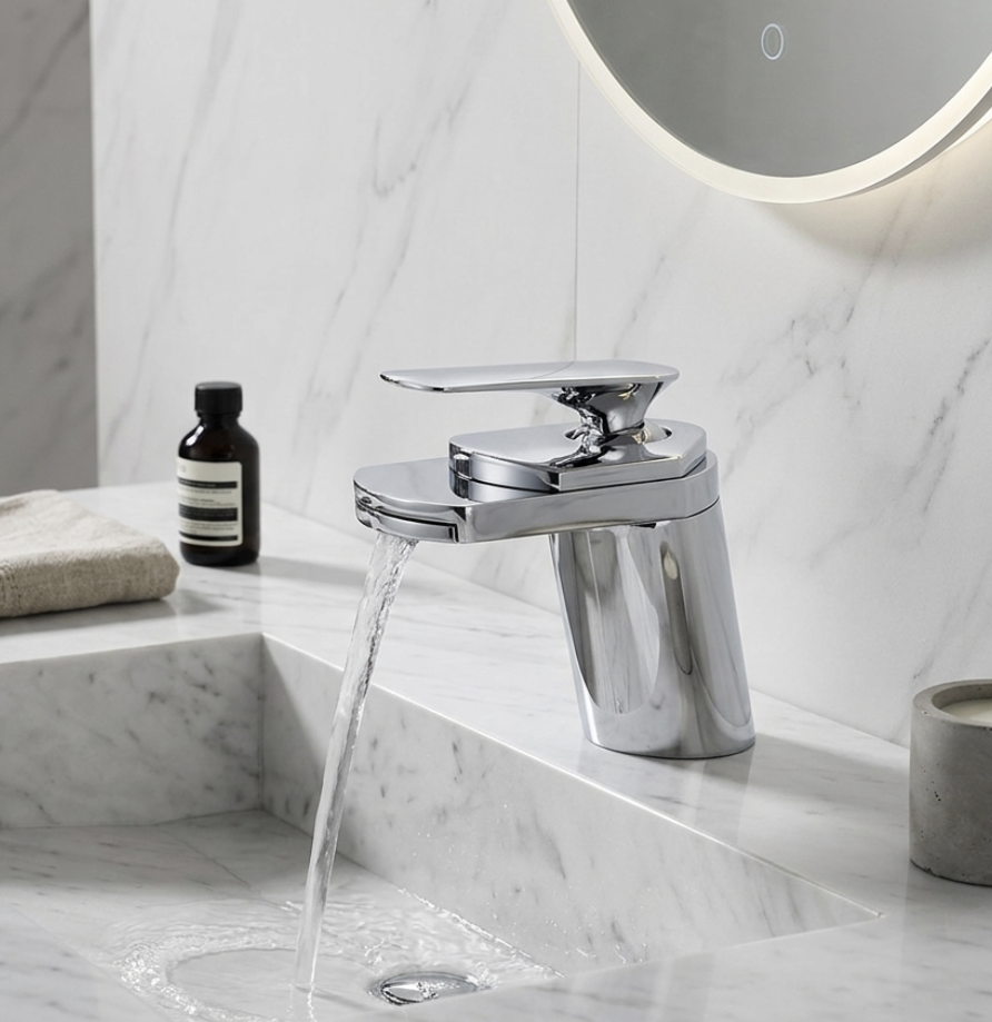 Mitigeur Lavabo Cascade en Laiton - Lovinox LINAO