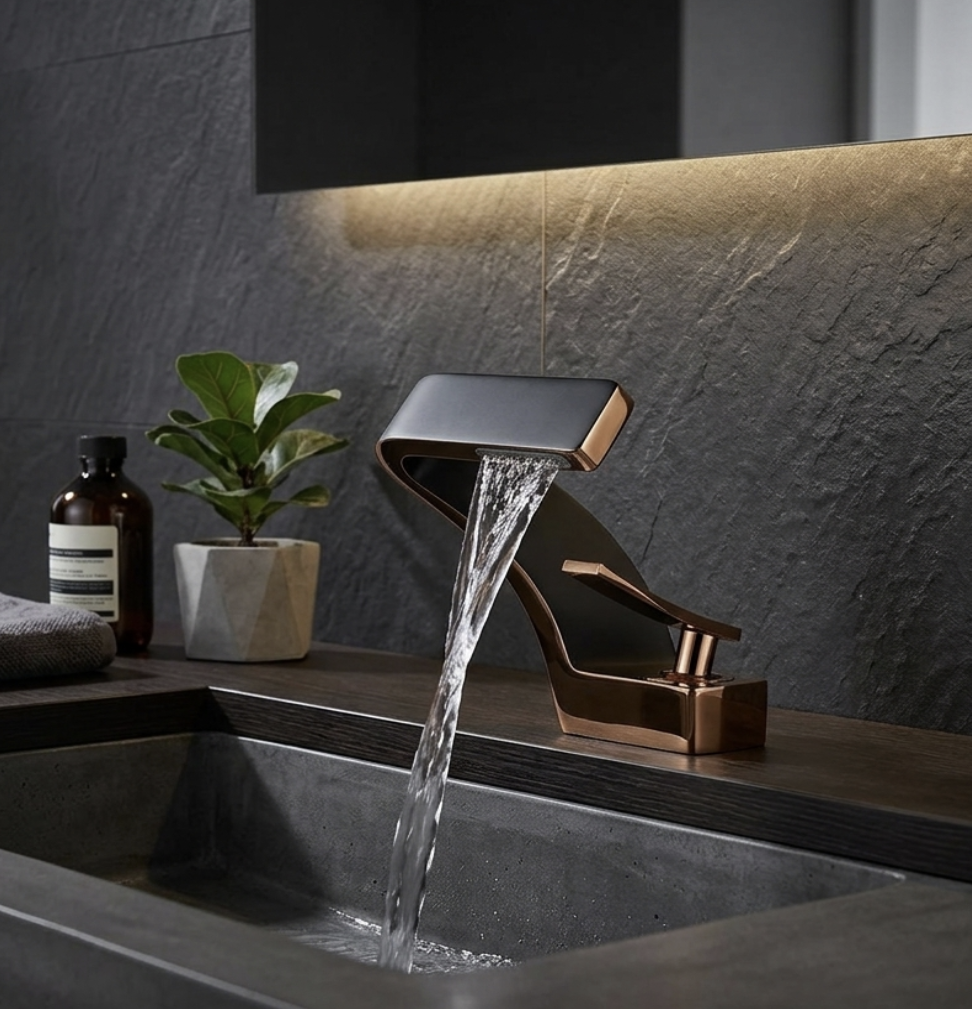 Mitigeur Lavabo Cascade en Laiton - Lovinox ARYA