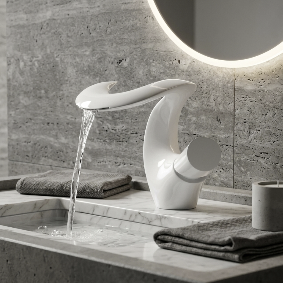 Mitigeur Cascade pour Lavabo et Baignoire - Lovinox NORA