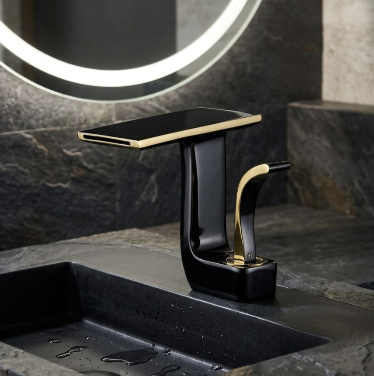 Mitigeur Lavabo Cascade en Laiton - Lovinox ZORA