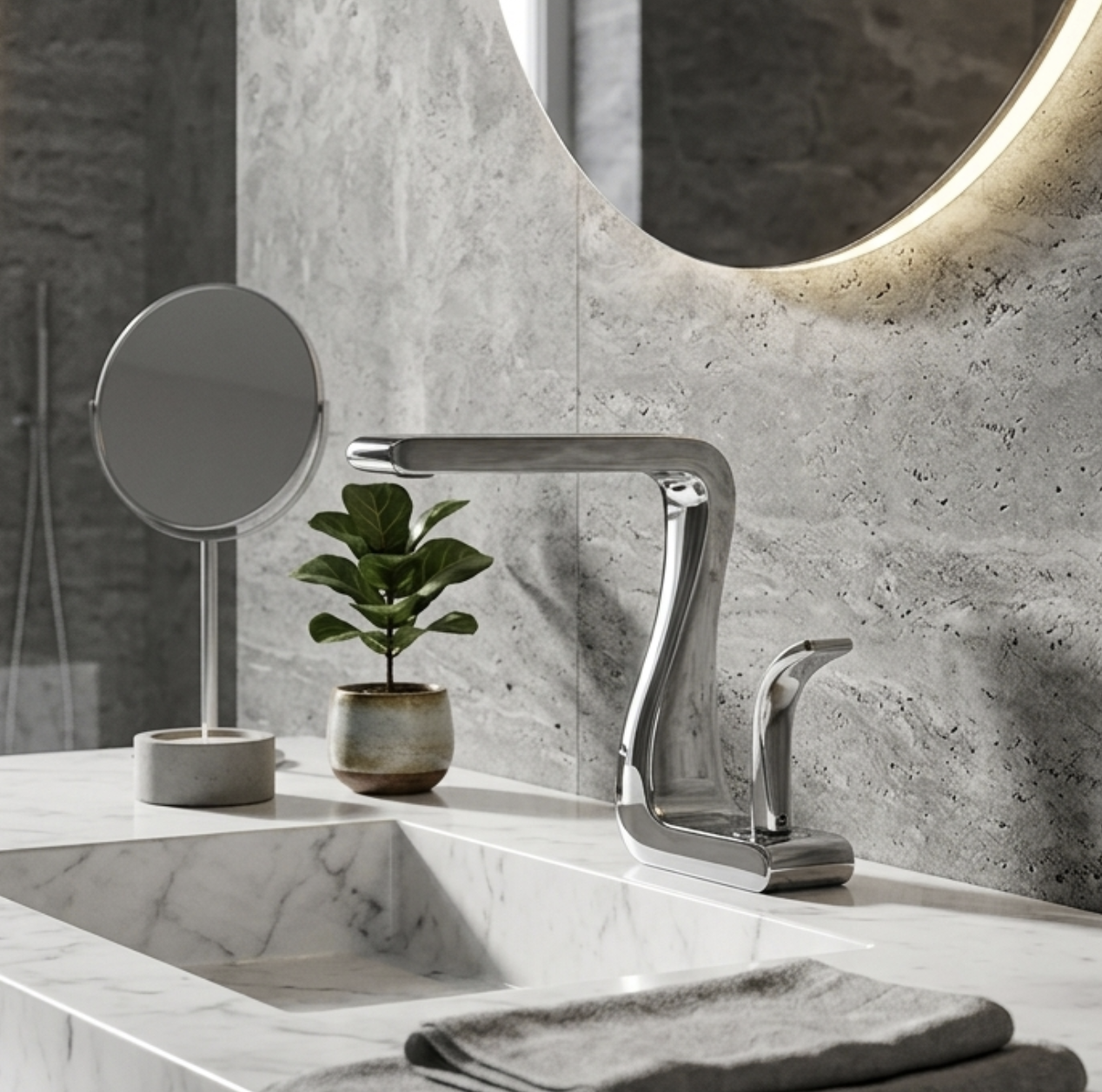 Mitigeur Lavabo Moderne minimaliste - Lovinox LUNA