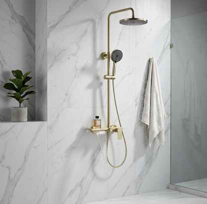 Colonne de douche thermostatique Design - Lovinox Olyris