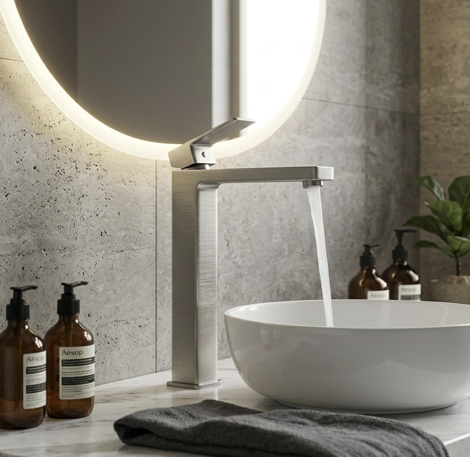 Mitigeur Lavabo et Vasque en Laiton - Lovinox LUSSO haut