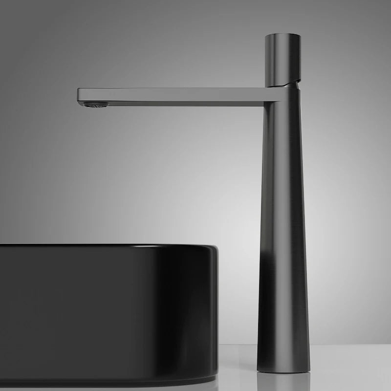 Mitigeur Lavabo Minimaliste en Laiton - Lovinox Tuka Haut