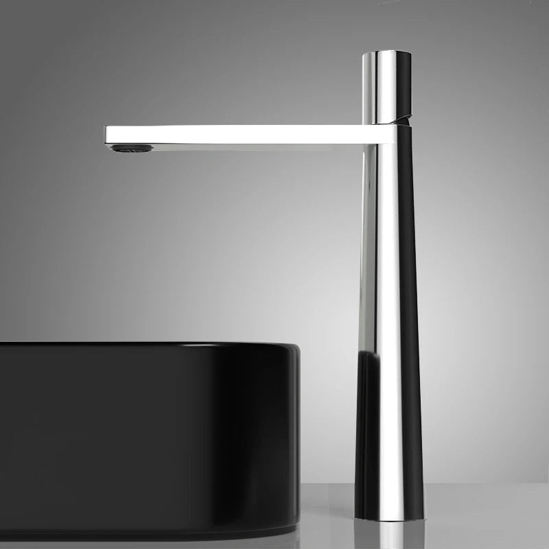 Mitigeur Lavabo Minimaliste en Laiton - Lovinox Tuka Haut