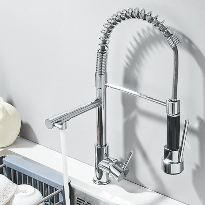 Mitigeur Cuisine Extractible Rotatif en Laiton - Lovinox MIRA