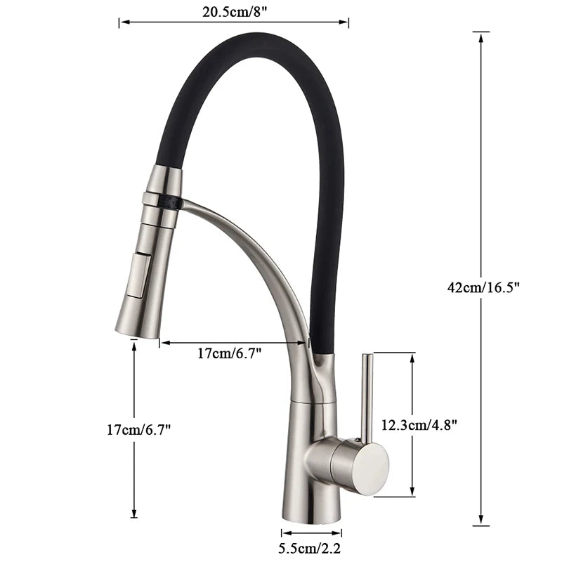 Mitigeur Cuisine Flexible en Laiton - Lovinox VECTRA
