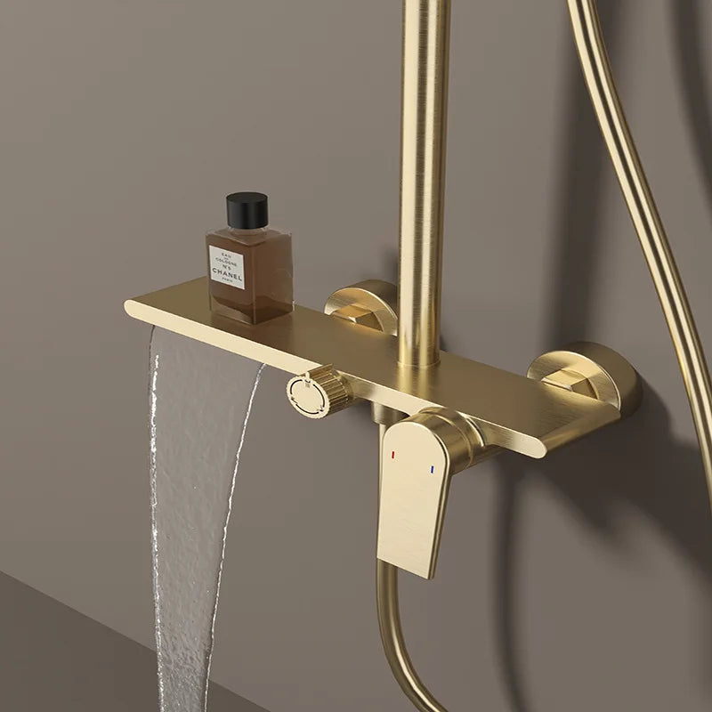 Colonne de douche thermostatique Design - Lovinox Olyris