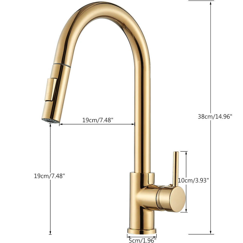 Mitigeur Cuisine Extractible en Acier Inoxydable - Lovinox NOVA