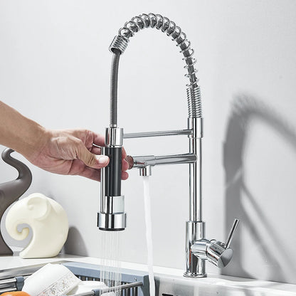 Mitigeur Cuisine Extractible Rotatif en Laiton - Lovinox MIRA