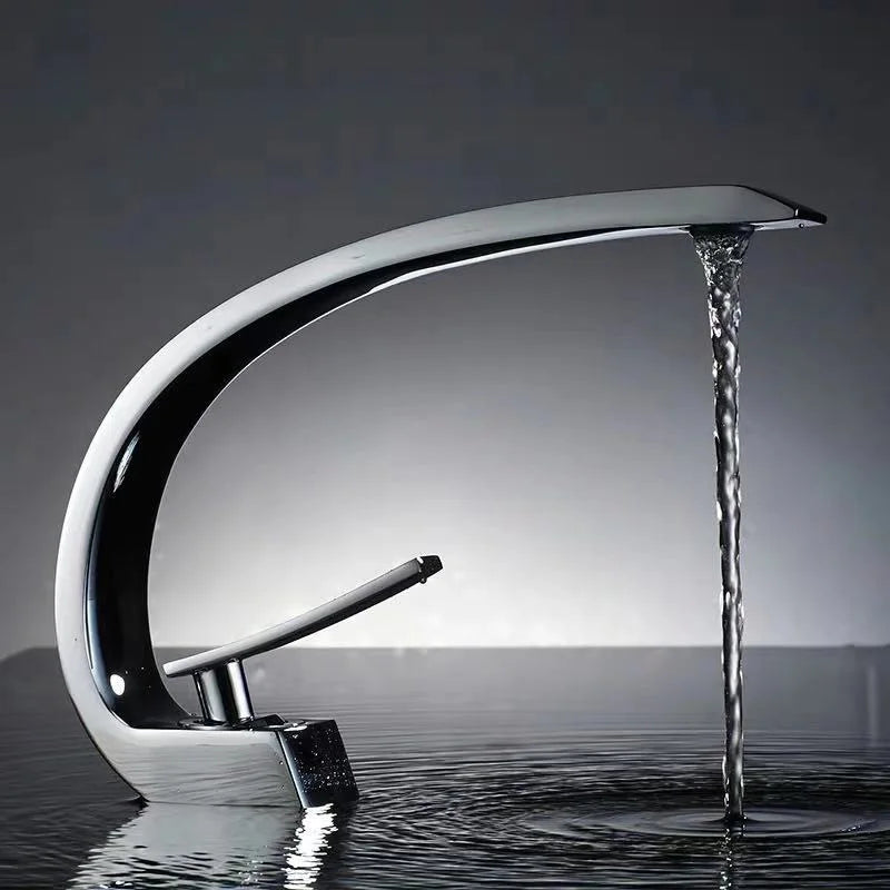 Mitigeur Lavabo Courbé en Laiton - Lovinox KELIA