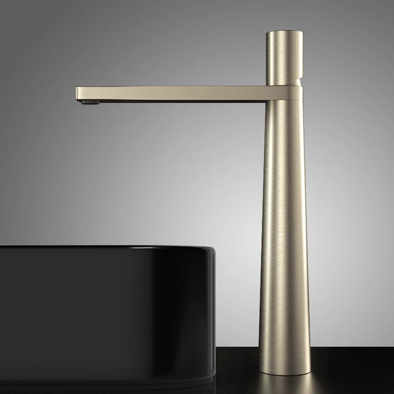 Mitigeur Lavabo Minimaliste en Laiton - Lovinox Tuka Haut