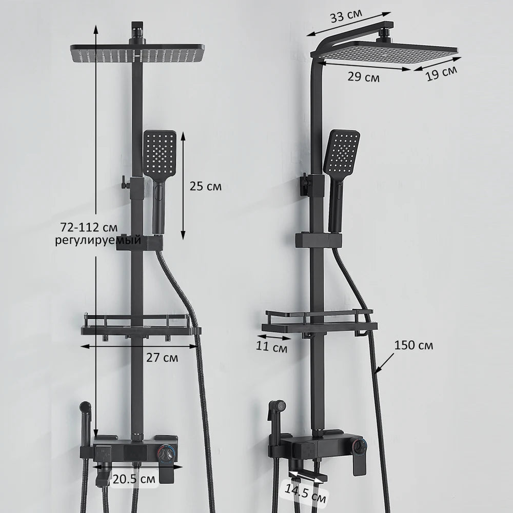 Lovinox Fluence - Colonne de douche thermostatique