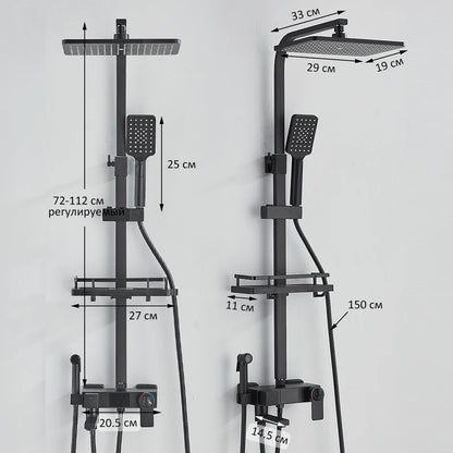 Lovinox Fluence - Colonne de douche thermostatique