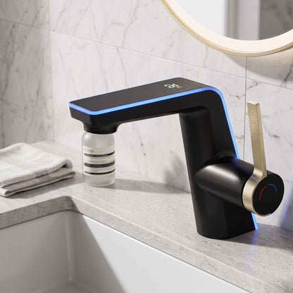 Mitigeur Lavabo LED à Double Jet - Lovinox INTEGRA