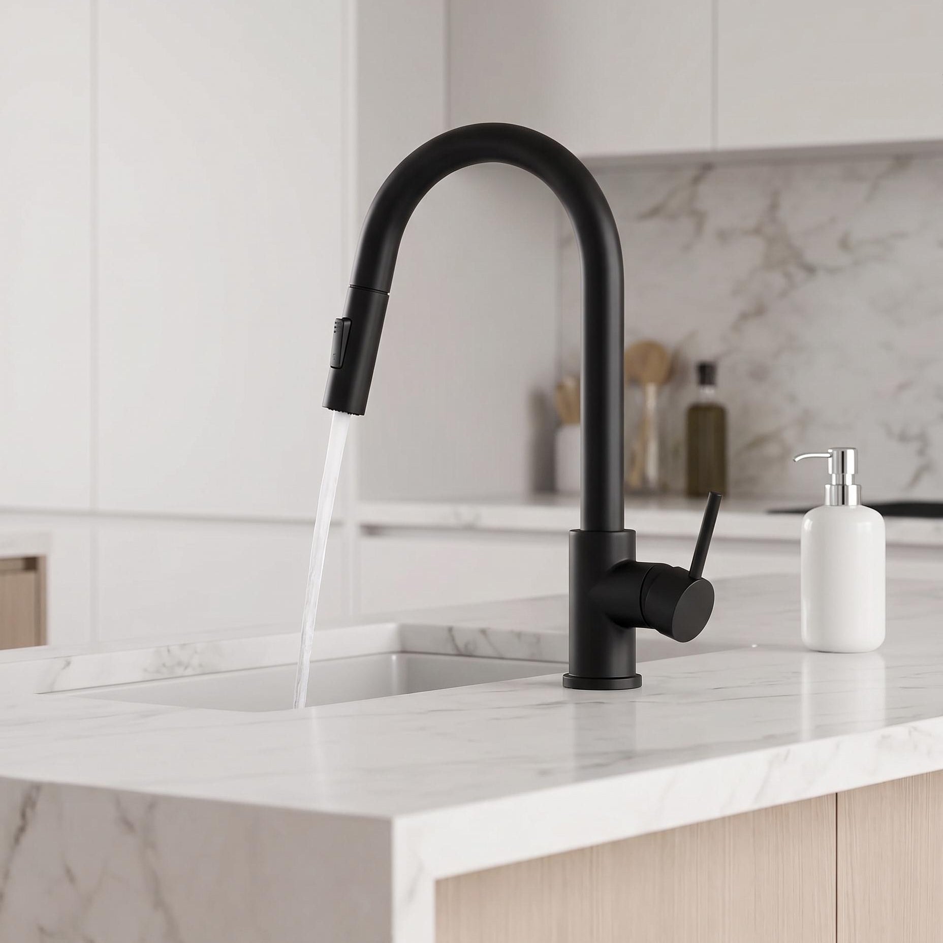 Mitigeur Cuisine Extractible en Acier Inoxydable - Lovinox NOVA