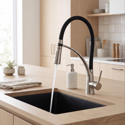 Mitigeur Cuisine Flexible en Laiton - Lovinox VECTRA